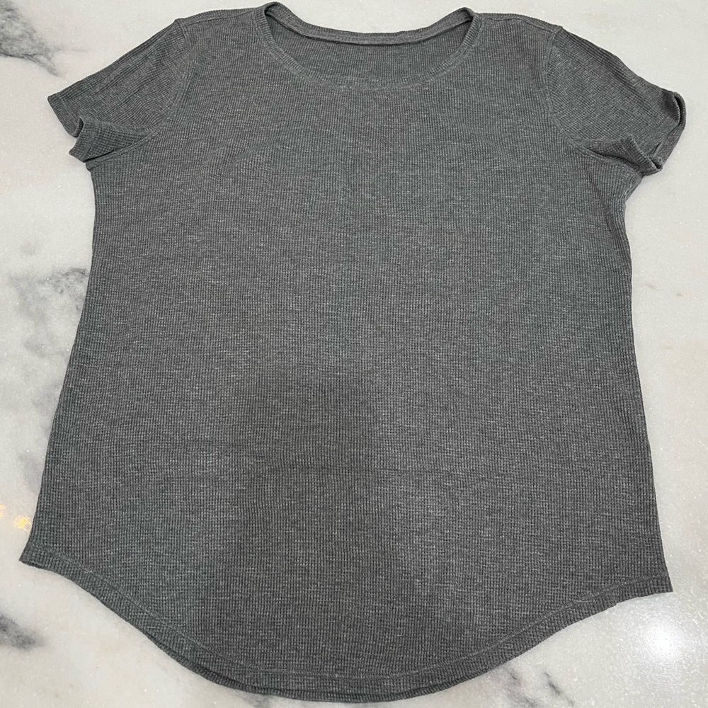 Lululemon Love Crew Waffle material Gray size 4